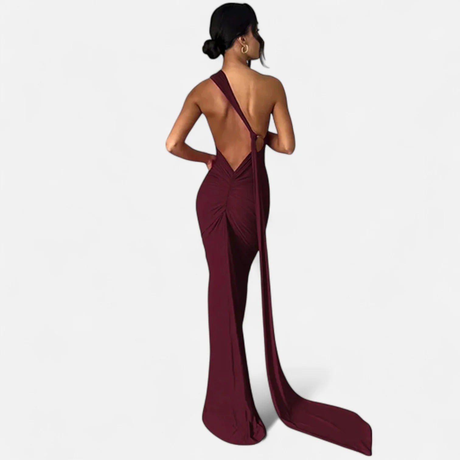 Westlyn™ | Women’s Backless Scarf-Tie Evening Dress