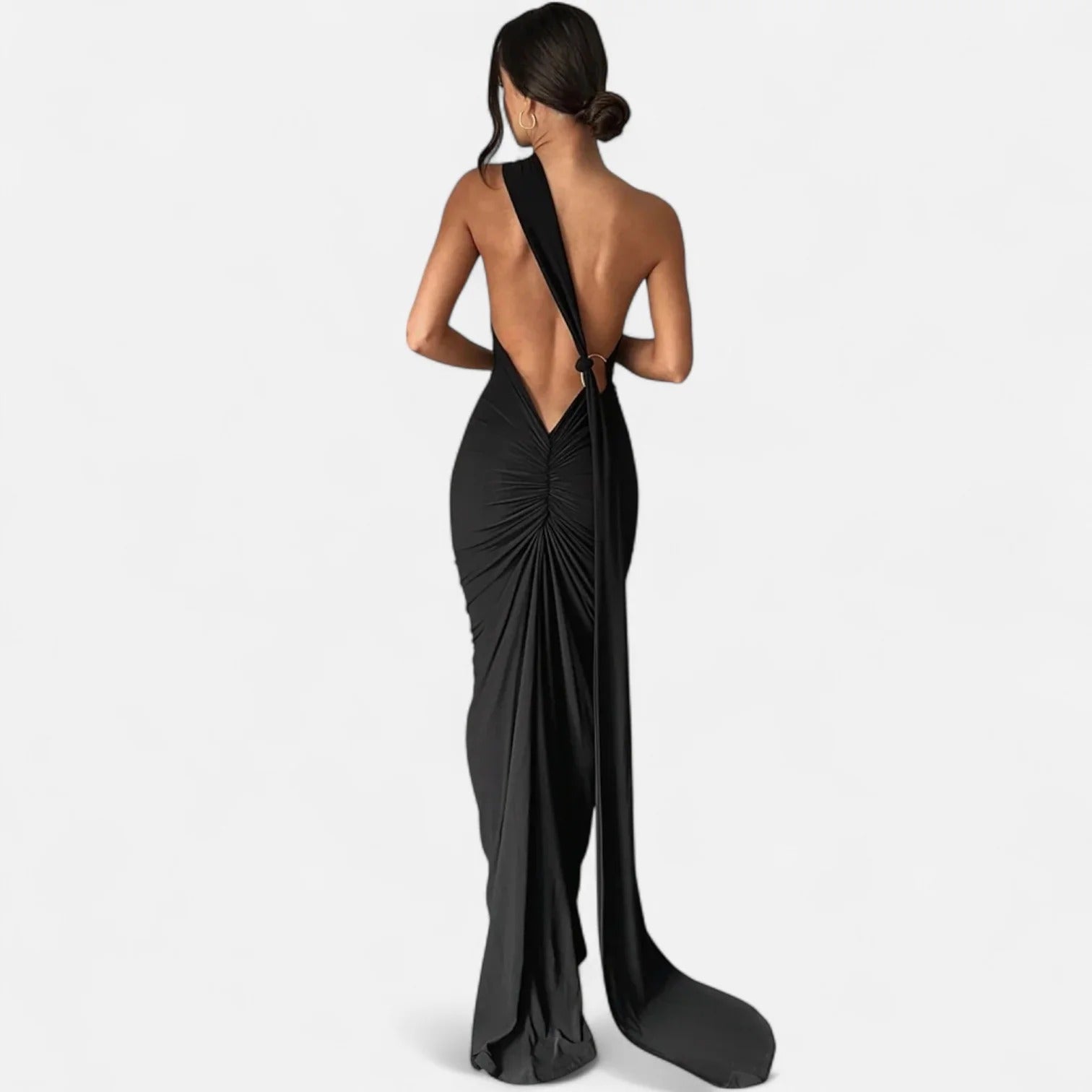 Westlyn™ | Women’s Backless Scarf-Tie Evening Dress