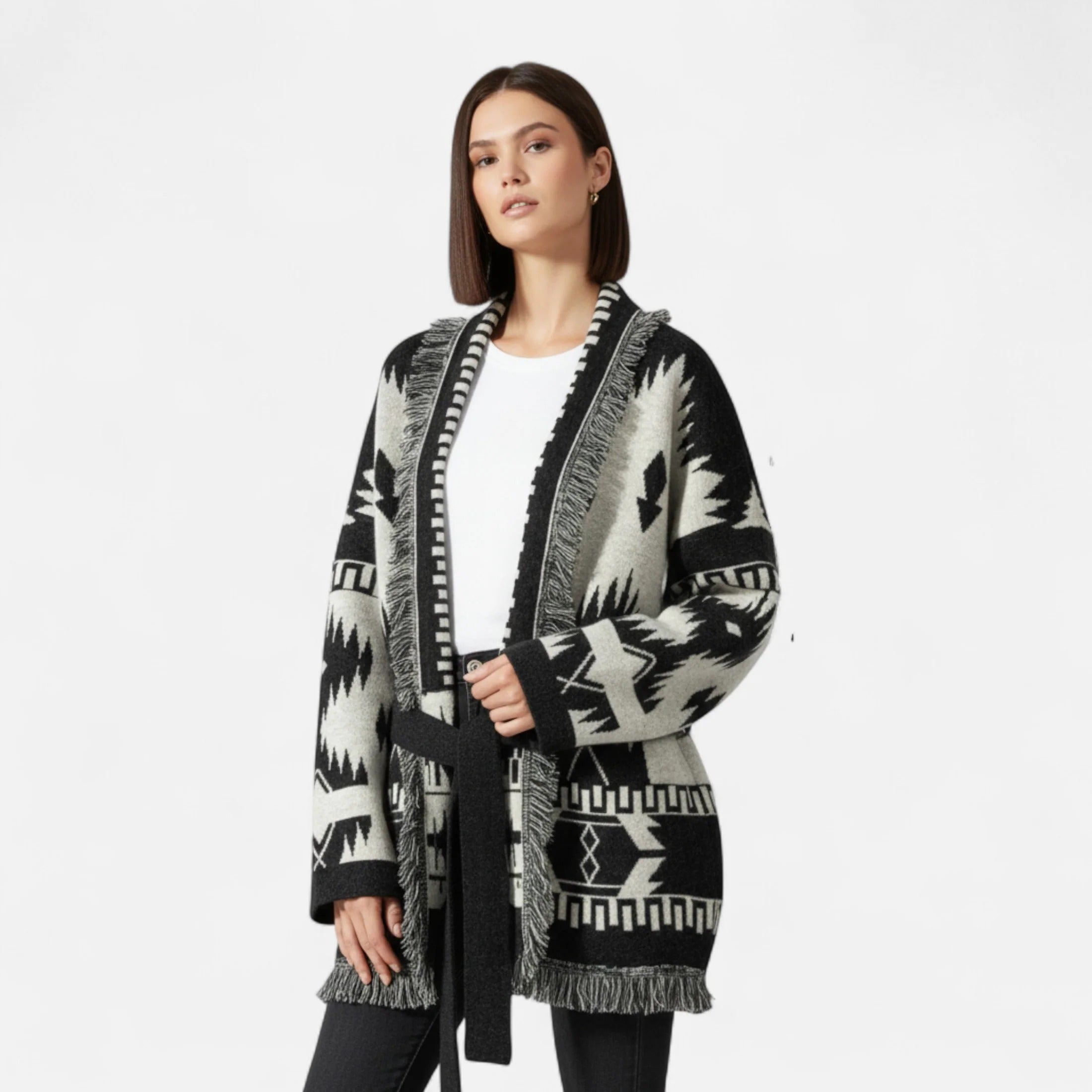 Women’s Cashmere Jacquard Cardigan