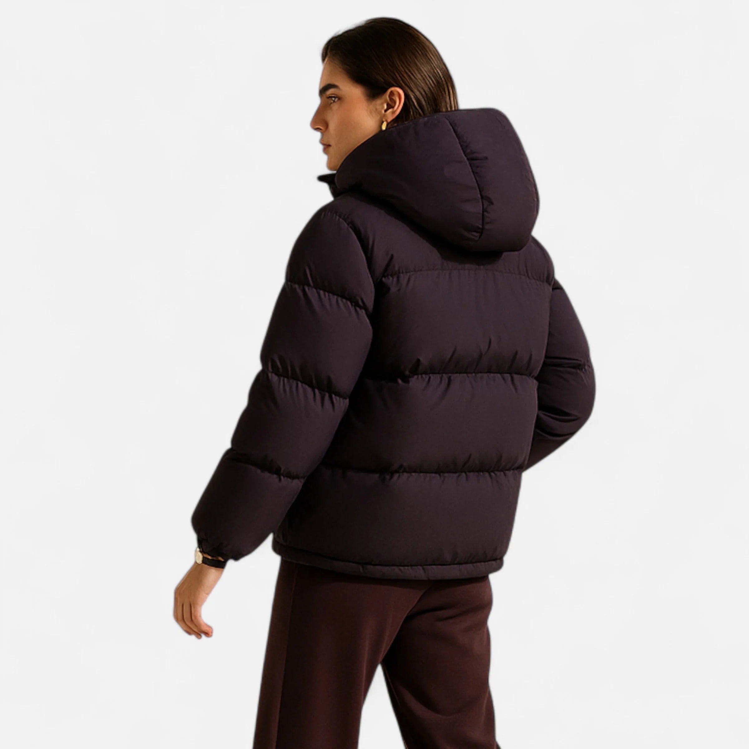 Unisex Hooded Cotton Puffer Jacket