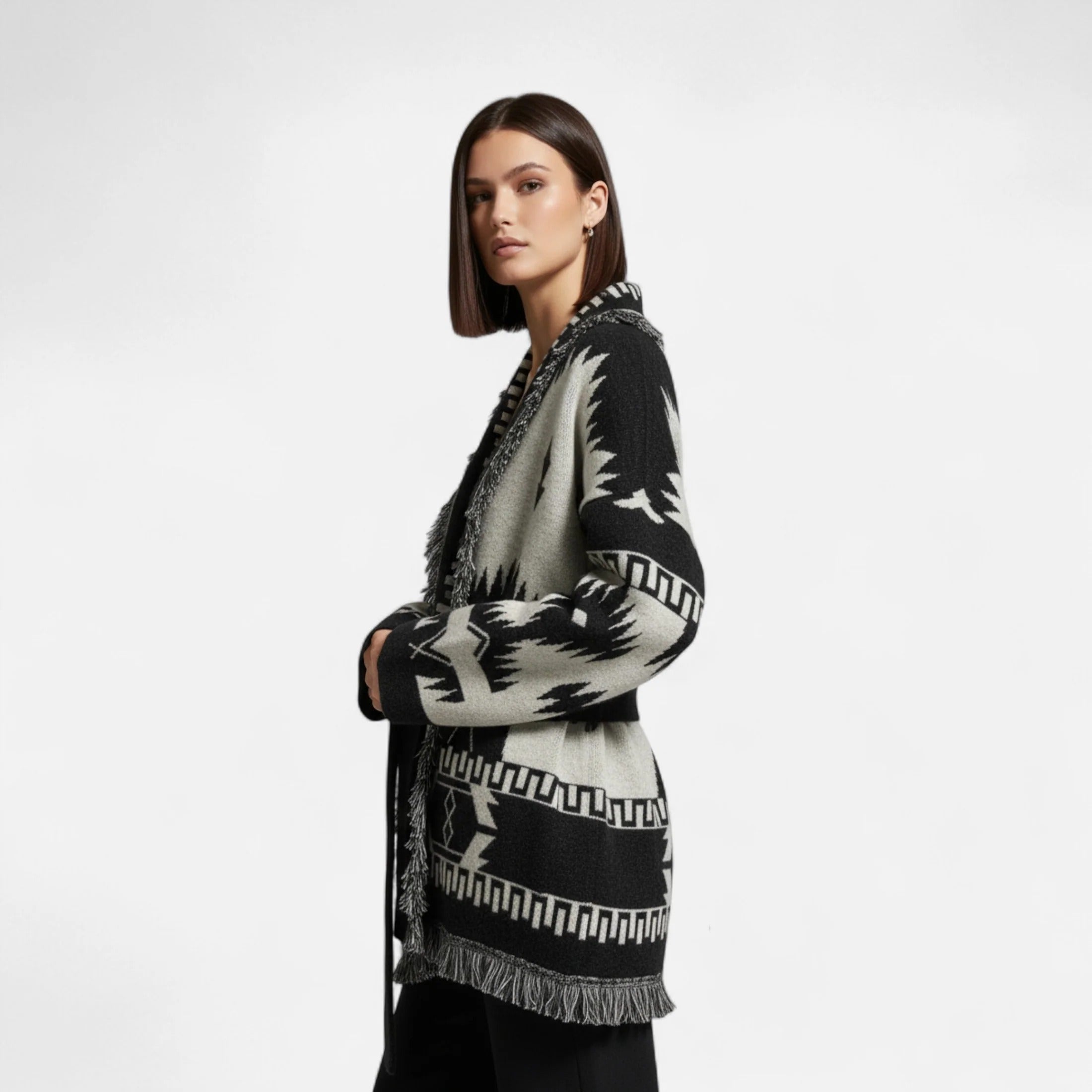 Women’s Cashmere Jacquard Cardigan