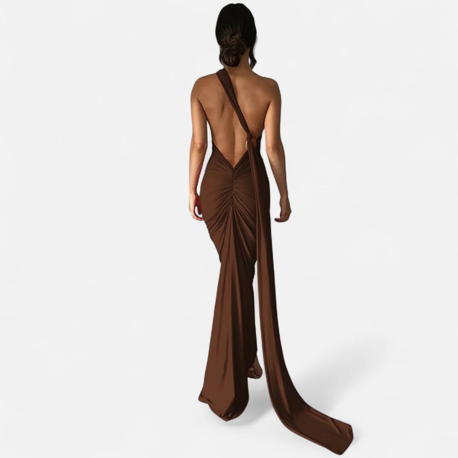 Westlyn™ | Women’s Backless Scarf-Tie Evening Dress